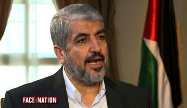 Palestinians won't recognize Israeli occupiers: Mashaal